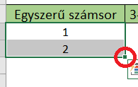 Excel sorozatok
