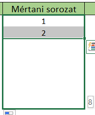 Mértani sorozat