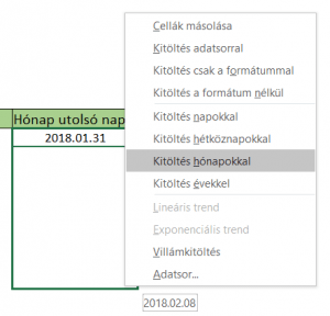 Dátumsorozatok