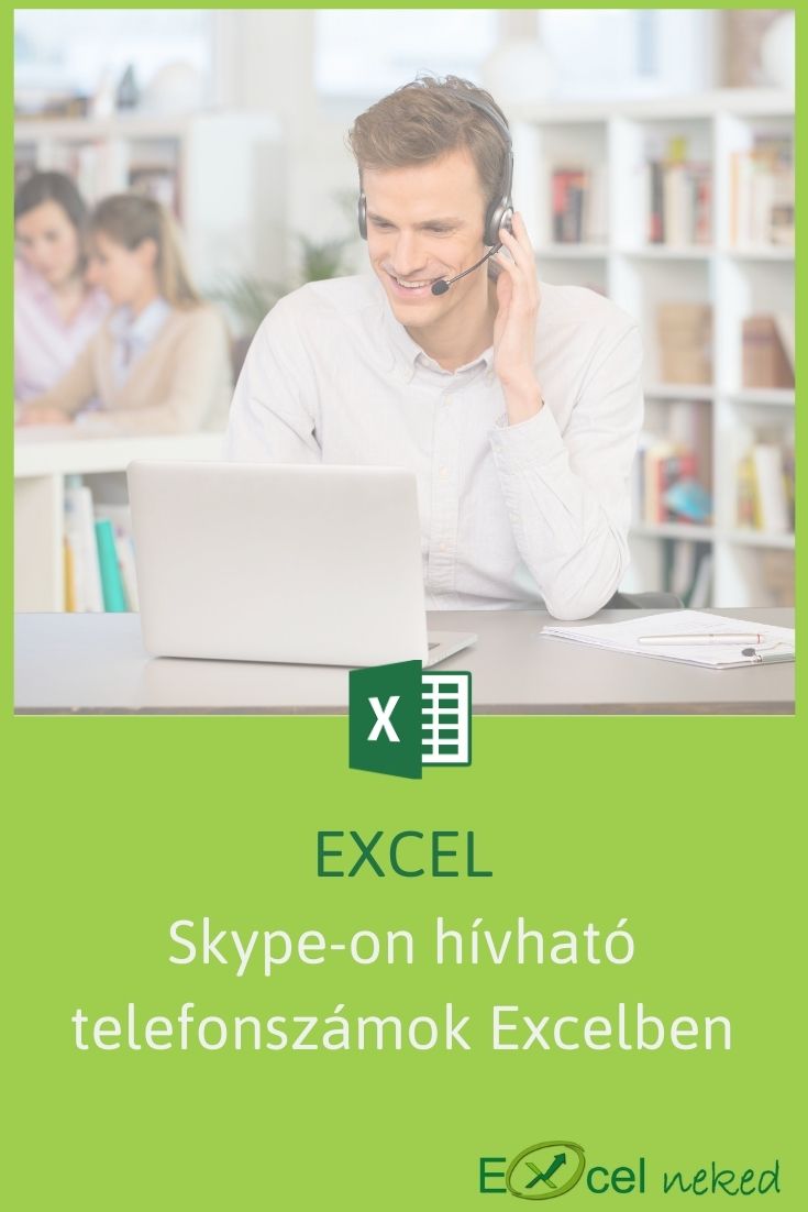Skype-on hívható telefonszámok Excelben