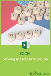 Szöveg másolása Word-be